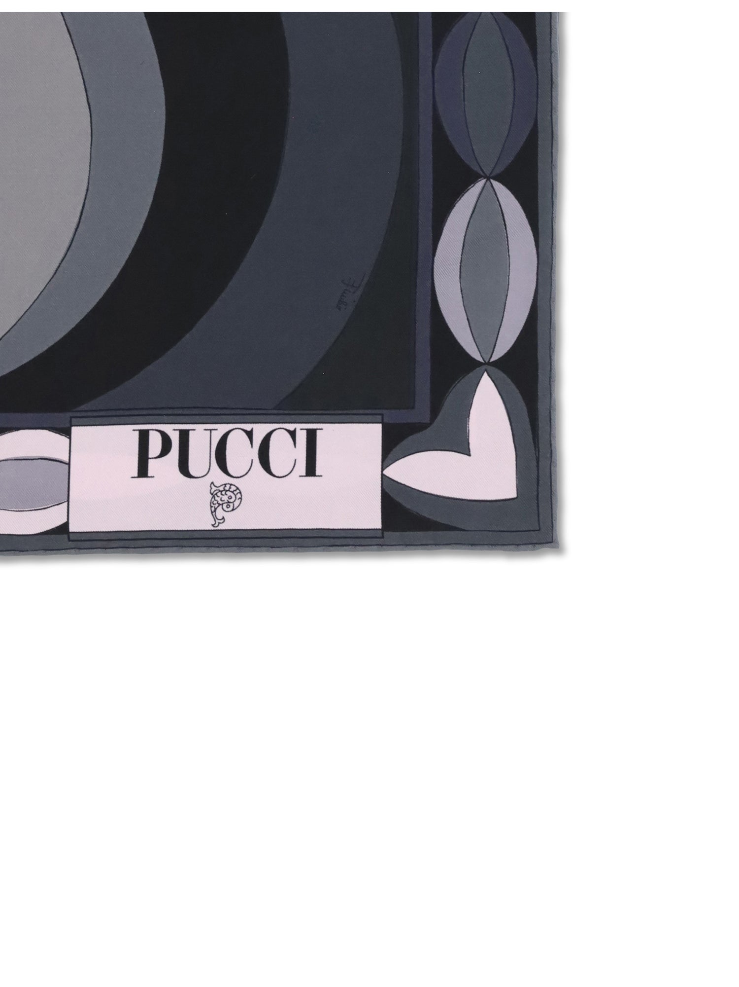 PUCCI OS printed silk scarf