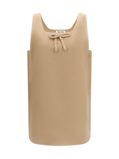 waxed double wool dress