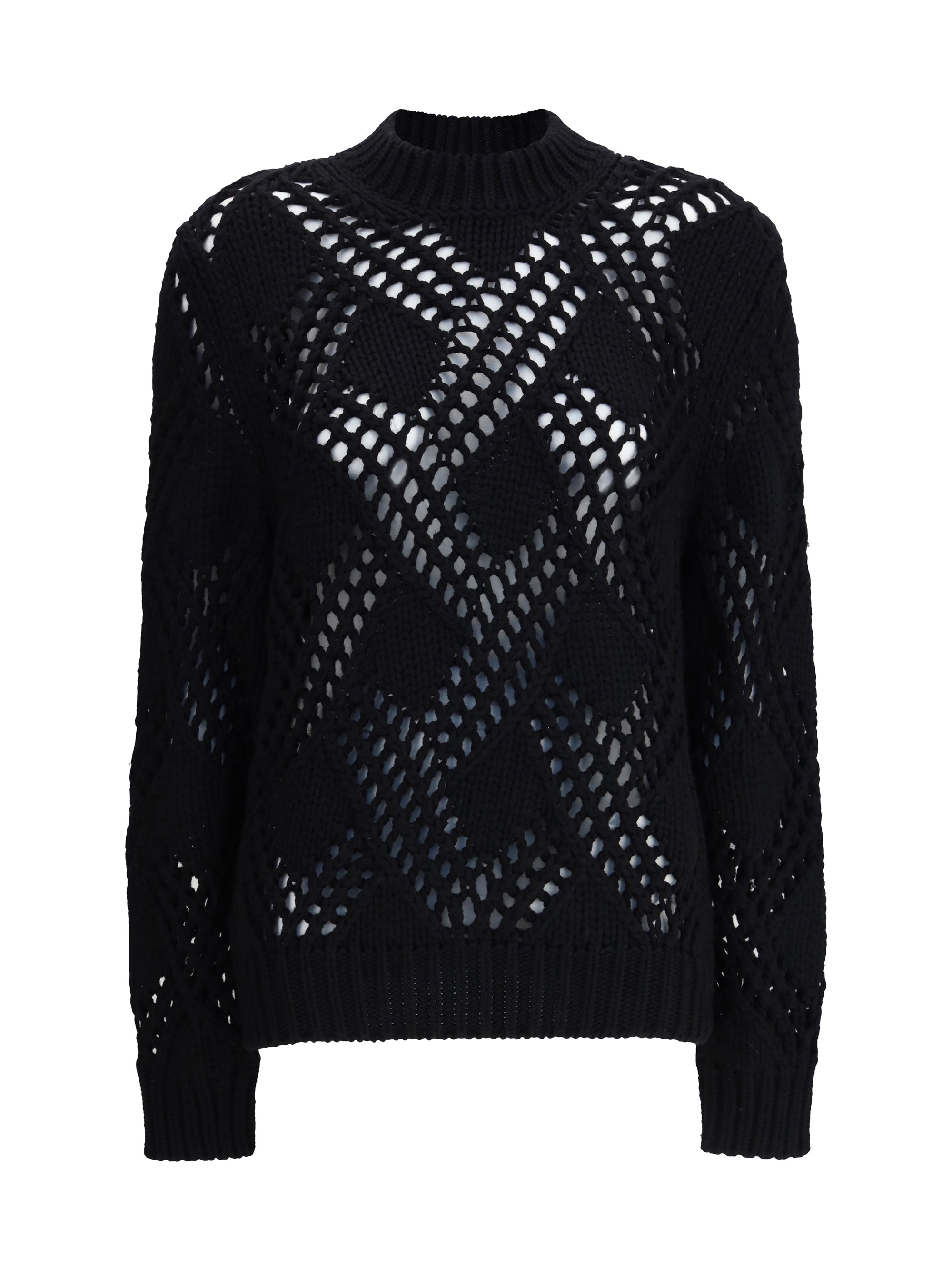 JIL SANDER 34 geometric pattern sweater