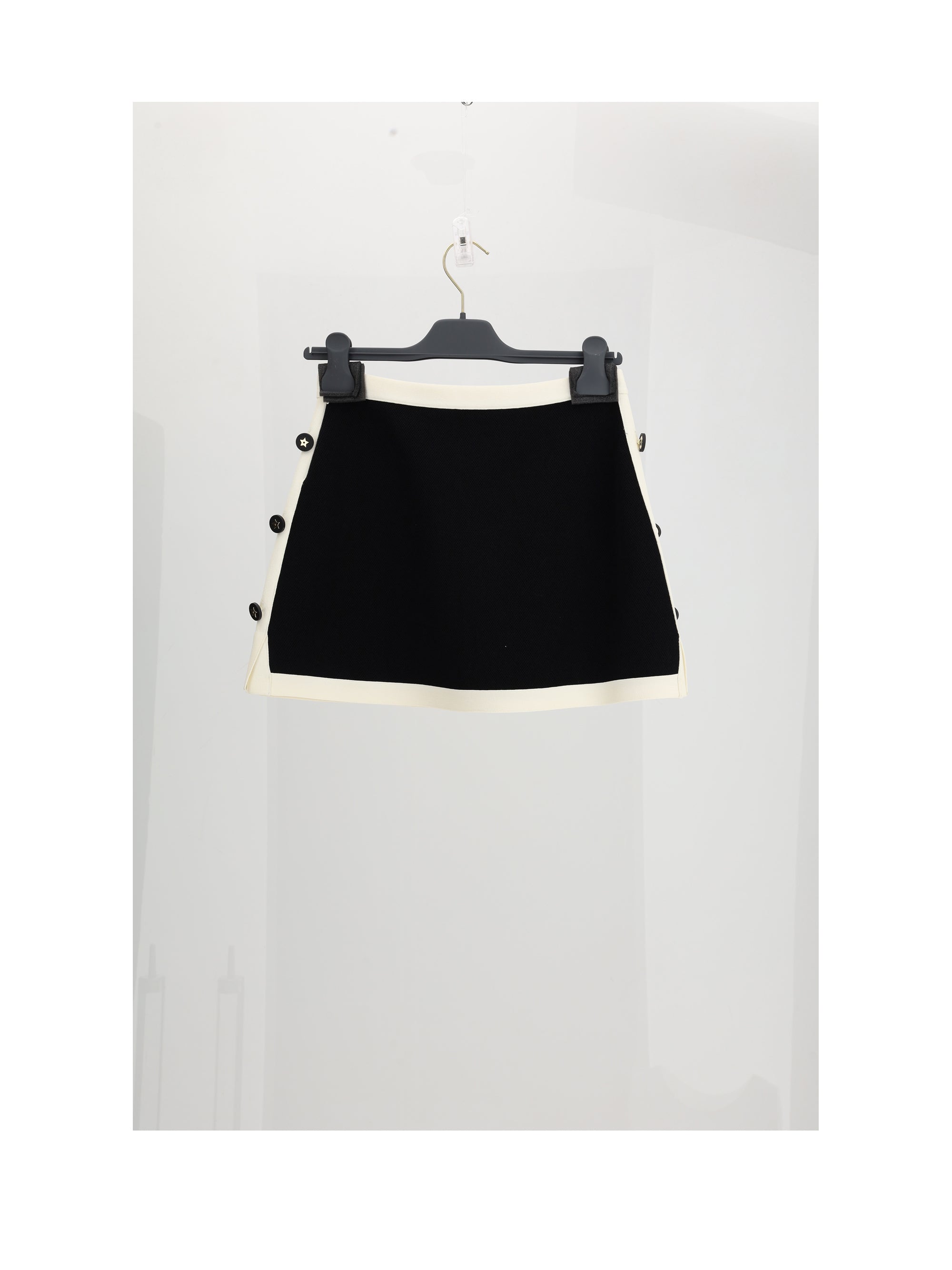 DIOR 36 gonna blu profilo bianco