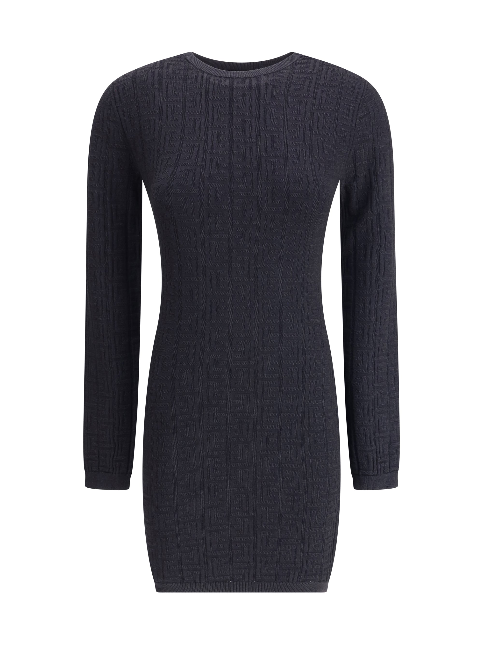 BALMAIN 34 pb patterned short dres