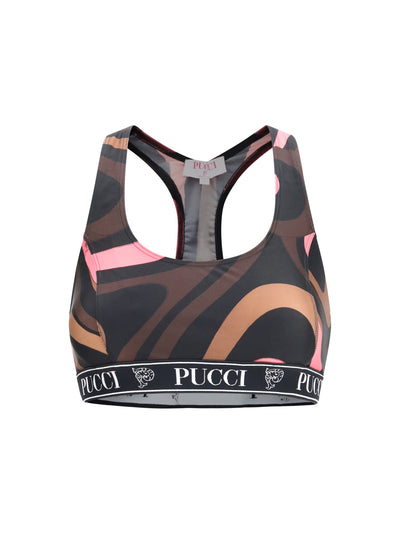 marmo print sports top