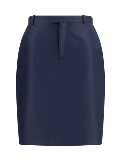 silk faille skirt