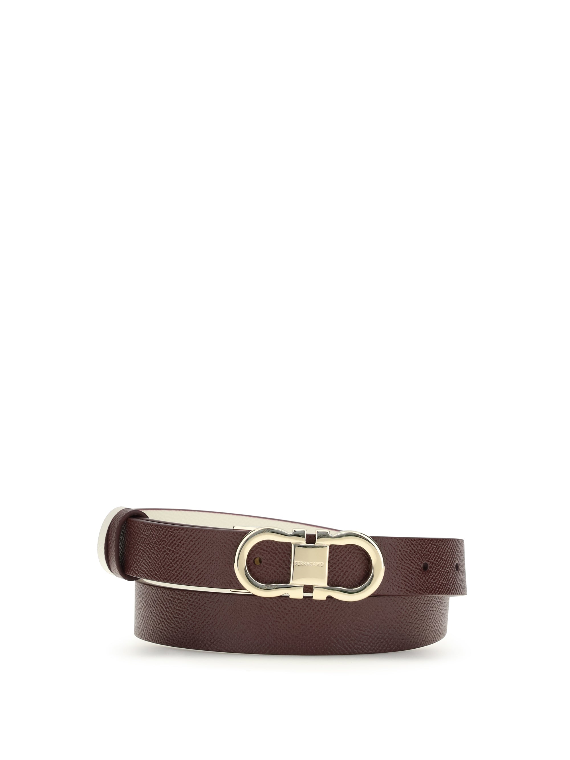 FERRAGAMO 75 reversible and adjustable gancini belt
