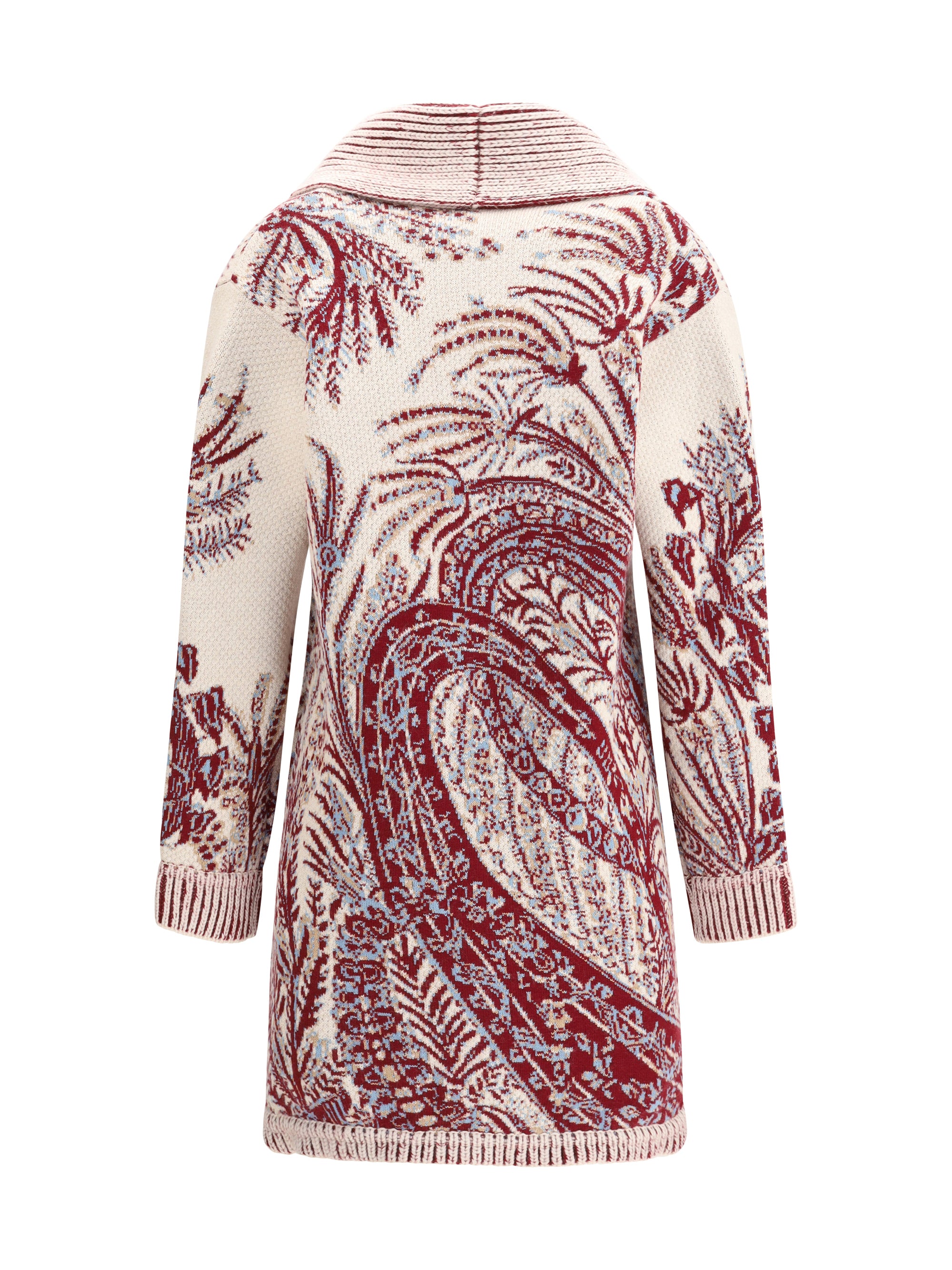 ETRO 38 wool and cotton maxi cardigan