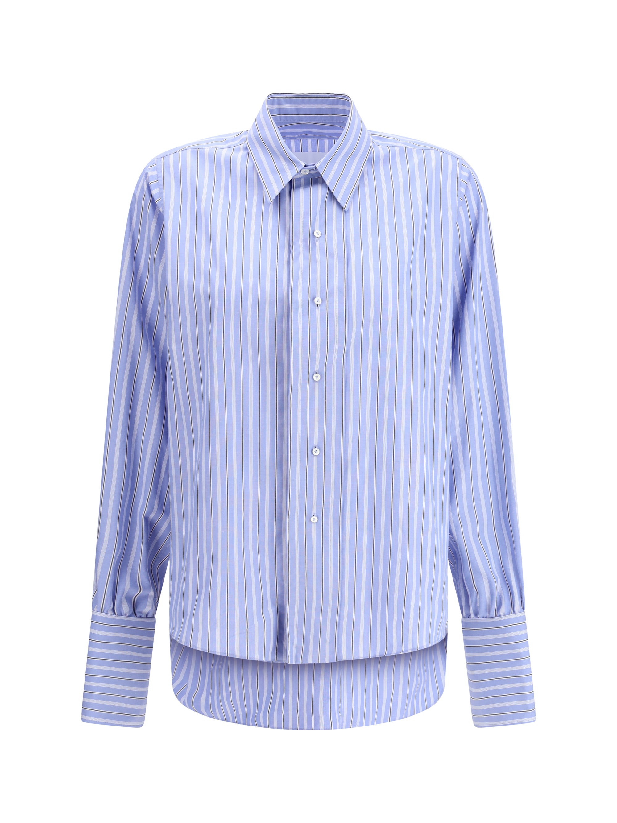 MARGIELA 40 striped cotton shirt