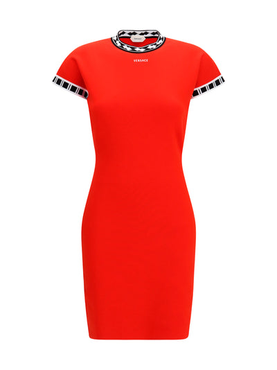 cotton knit mini dress