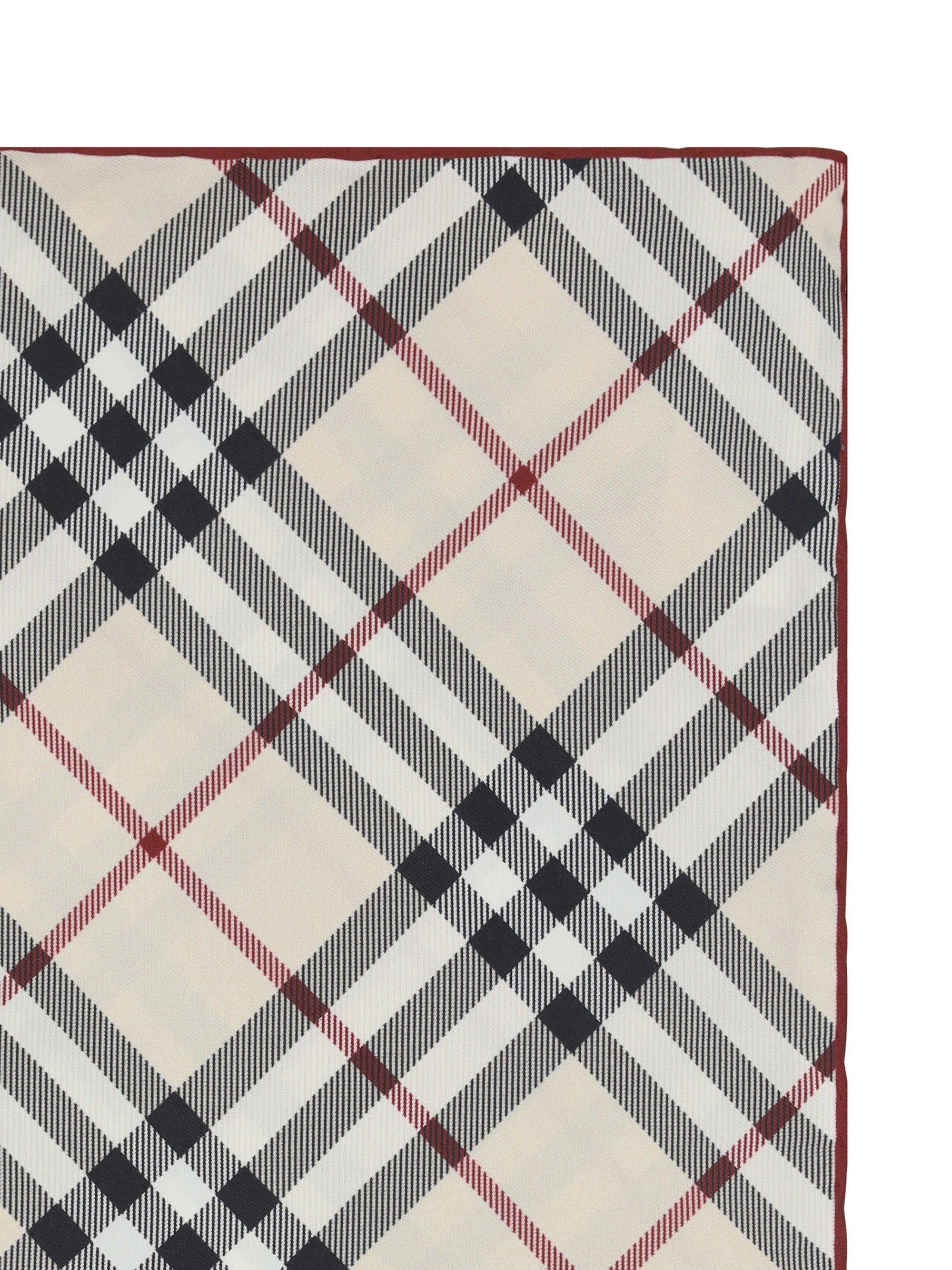 BURBERRY OS silk scarf