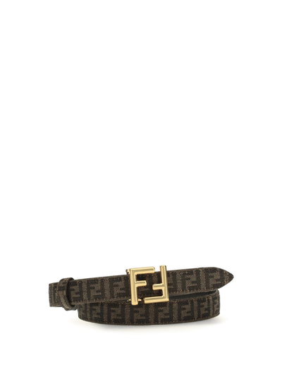 reversible belt with ff facquard fabric