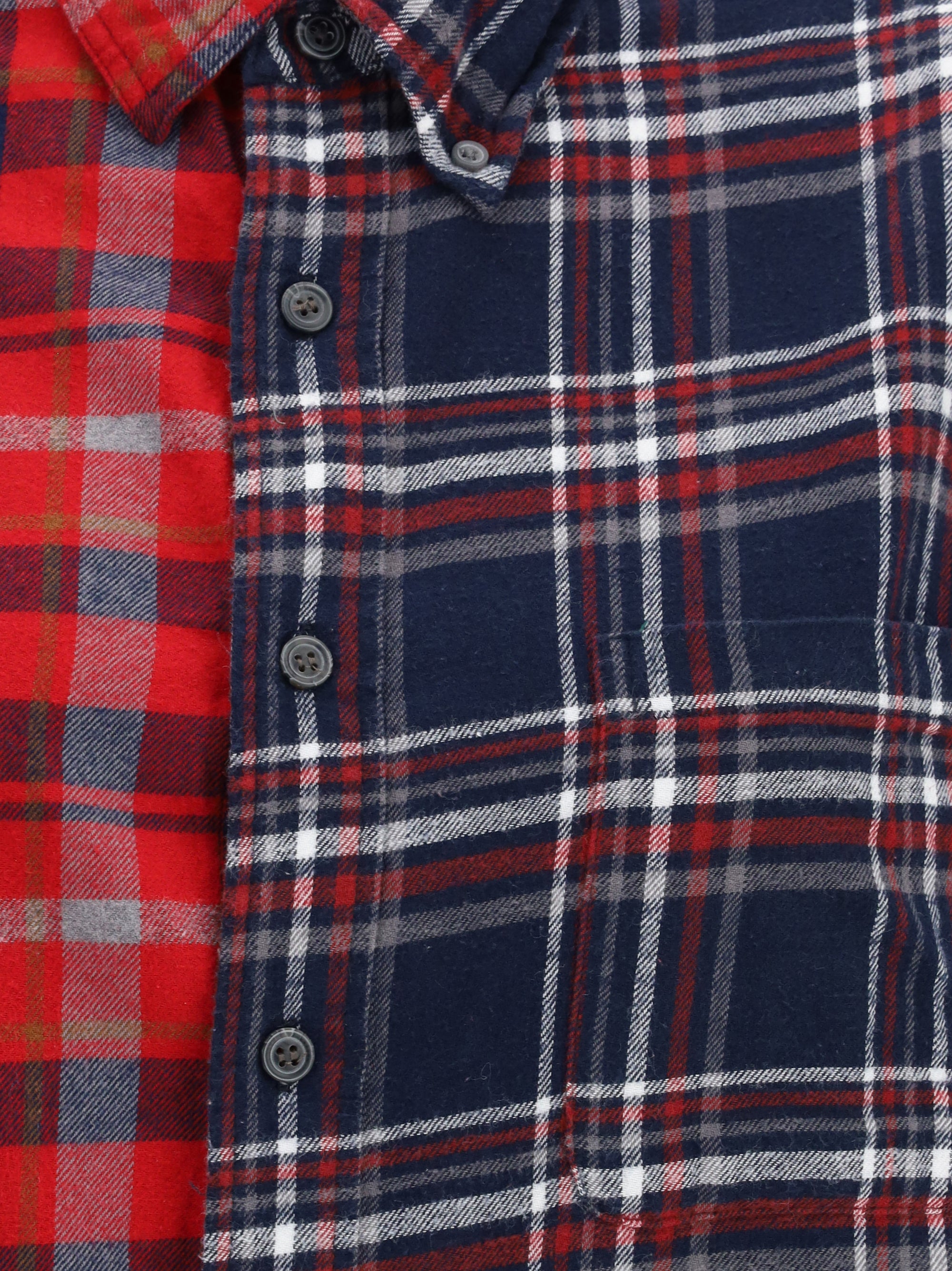 E.L.V. DENIM XS-S martha shirt check flannel