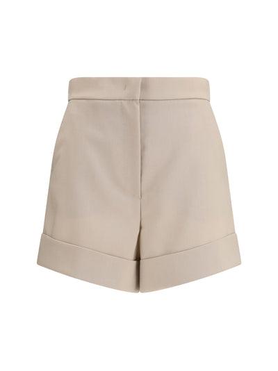 mohair and silk canvas shorts
