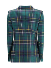 ALEXANDER MCQUEEN 44 check patterned blazer