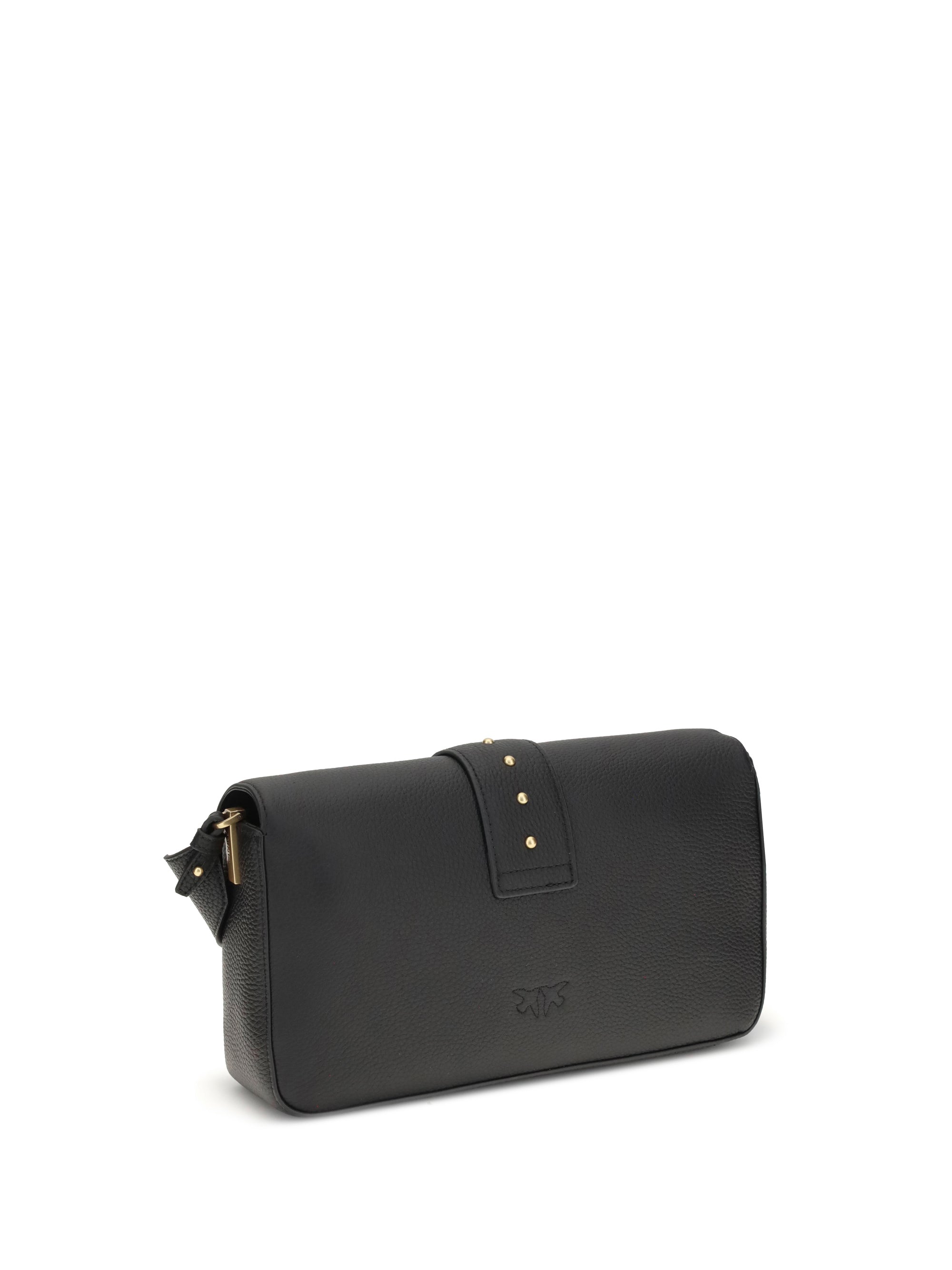 PINKO OS love leather shoulder bag