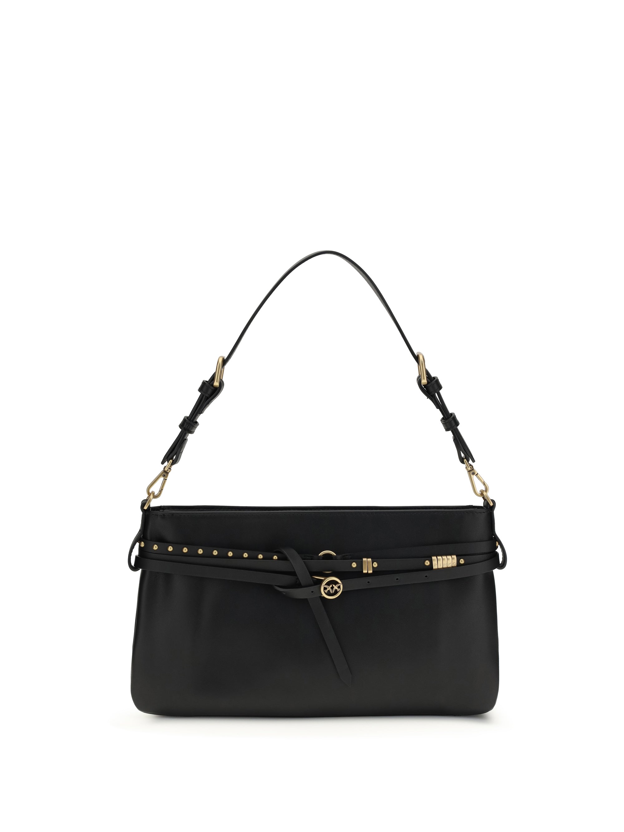 PINKO OS leather shoulder bag