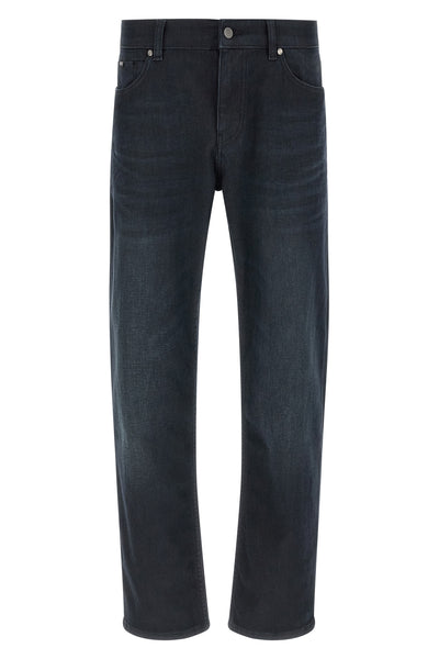 p-delaware knitted stretch denim jeans