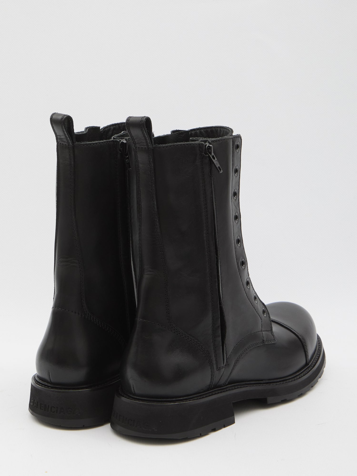 BALENCIAGA 36 truck lace-up boots