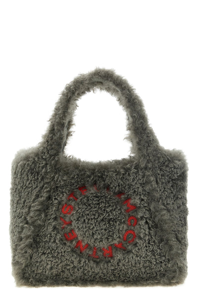 the stella mccartney tote bag redefines everyday volumes through a soft teddy-ef