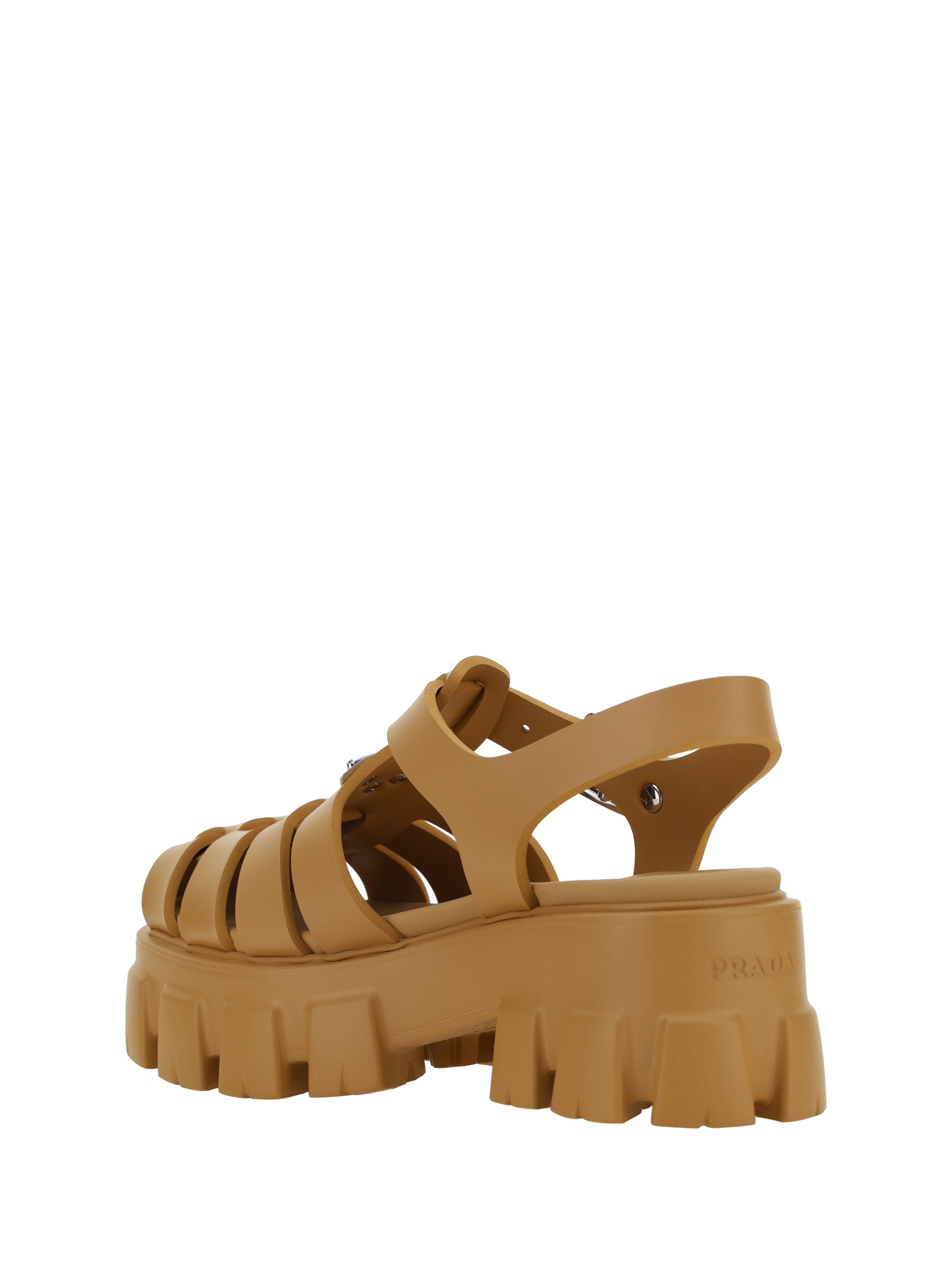 PRADA 37 oversize sandals