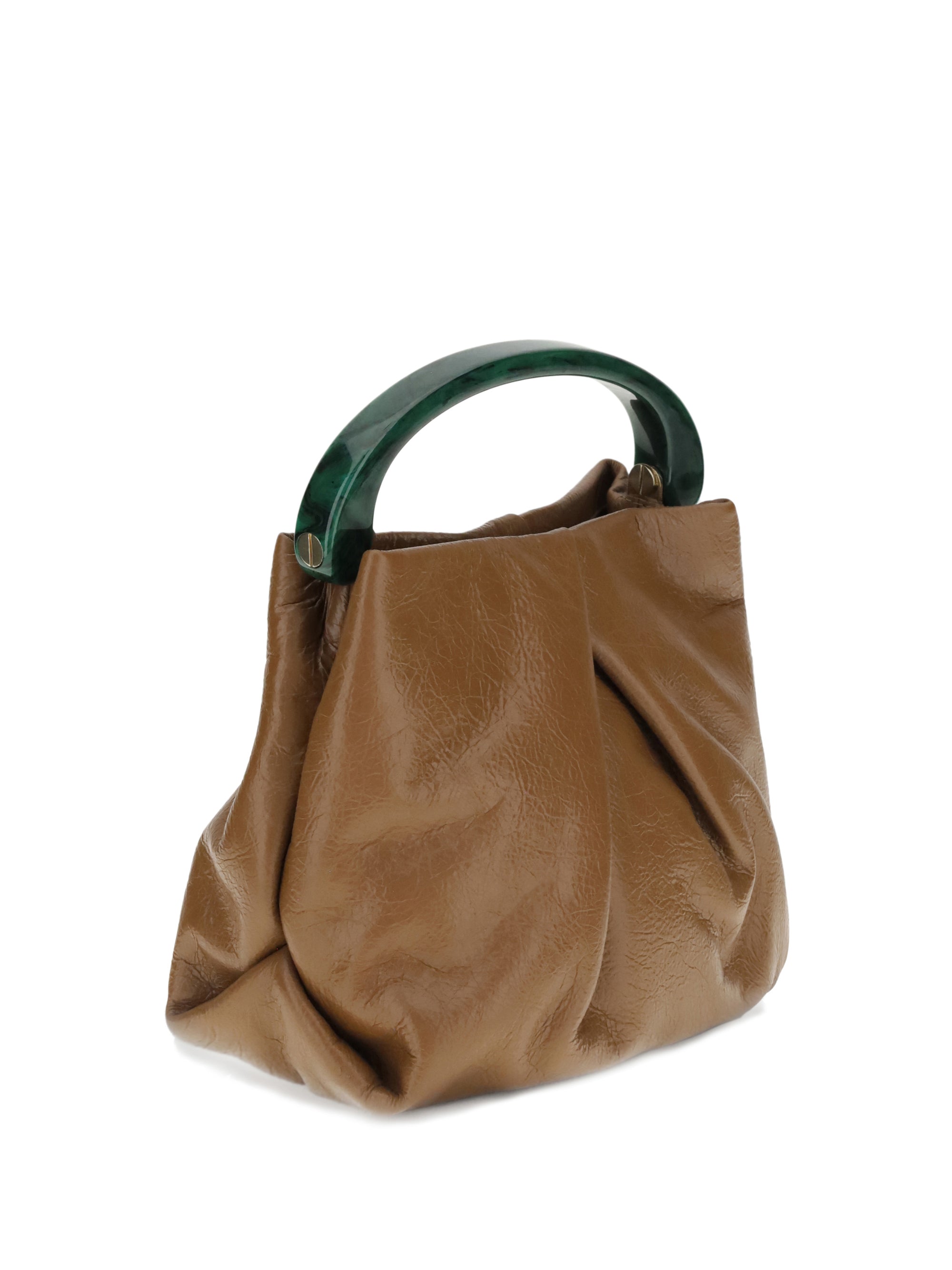 DRIES VAN NOTEN OS leather handbag