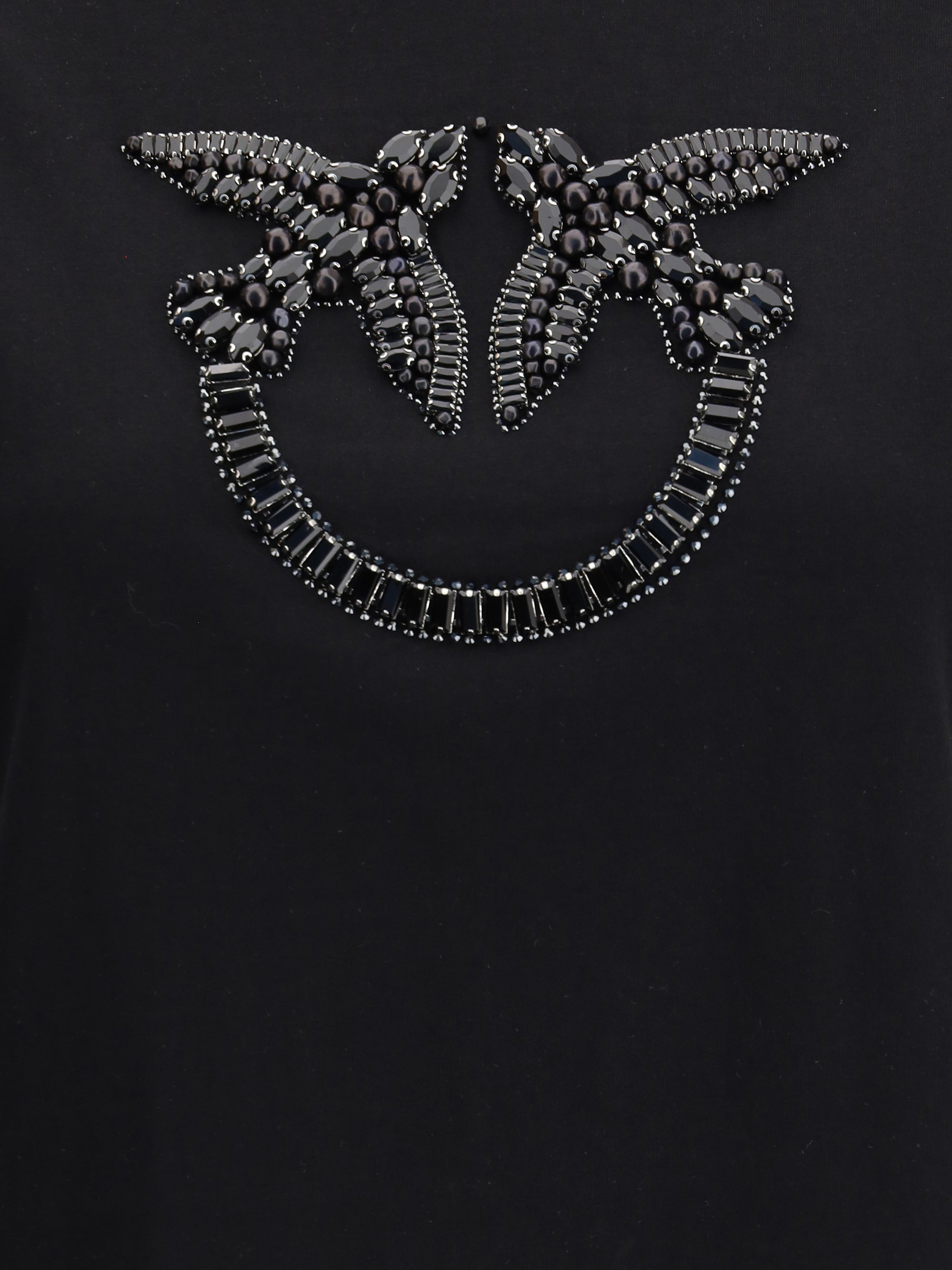 PINKO M embroidered logo t-shirt