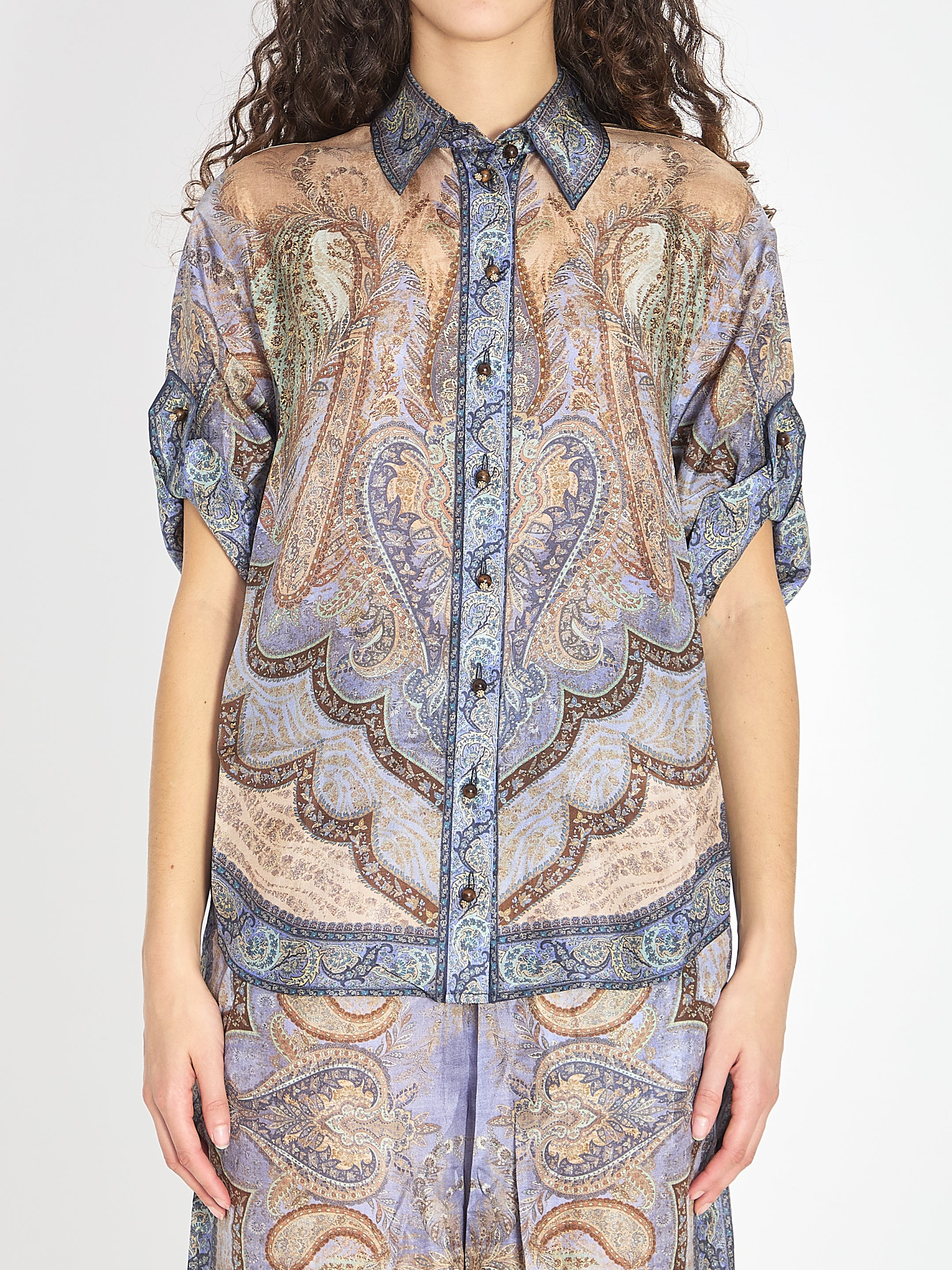 ZIMMERMANN 0 wanderlust short-sleeve shirt