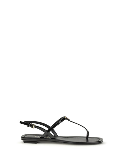 leather flip-flop sandals