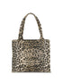 GANNI OS leopard print tote bag