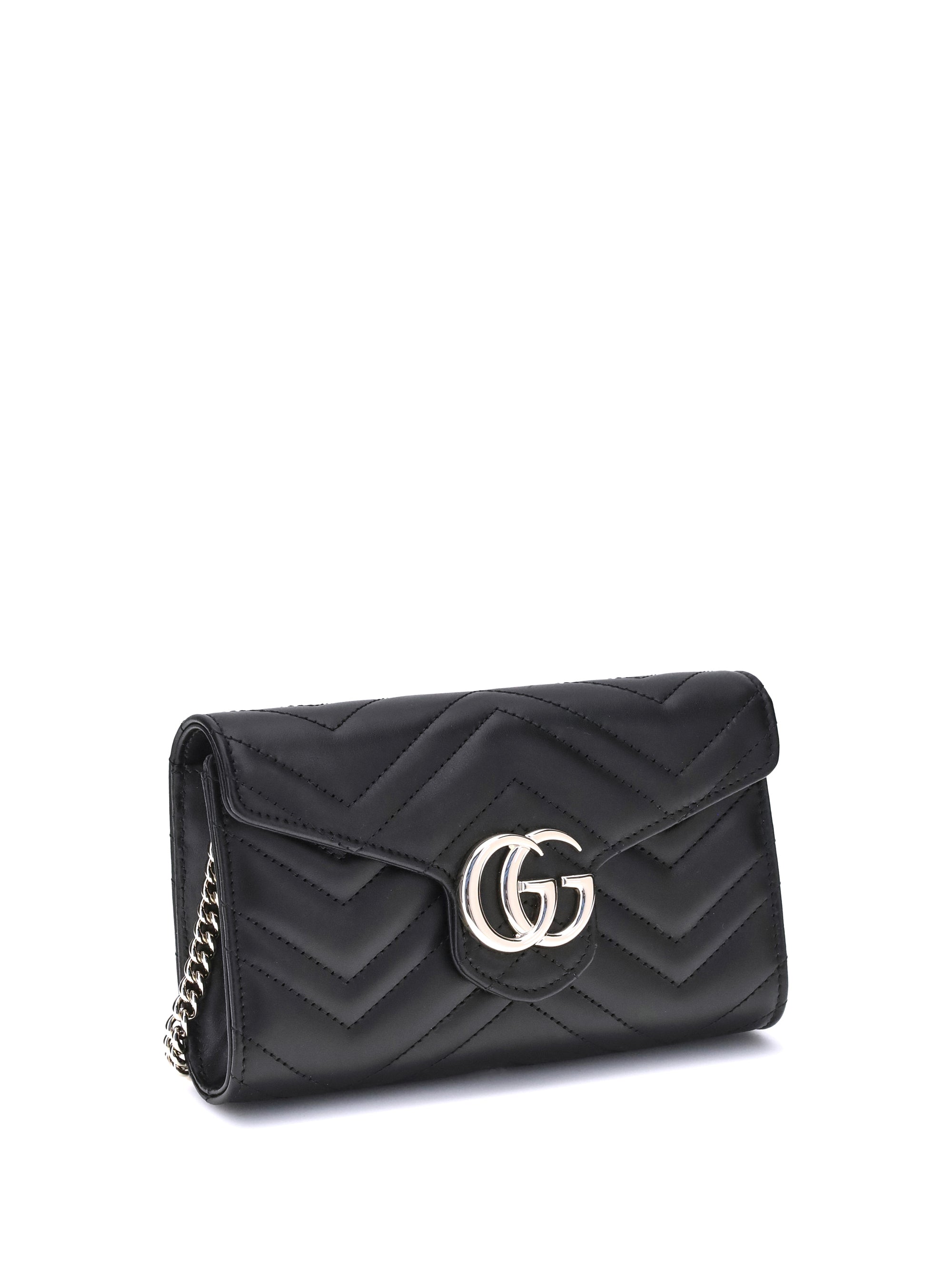 GUCCI OS gg marmont wallet with chain