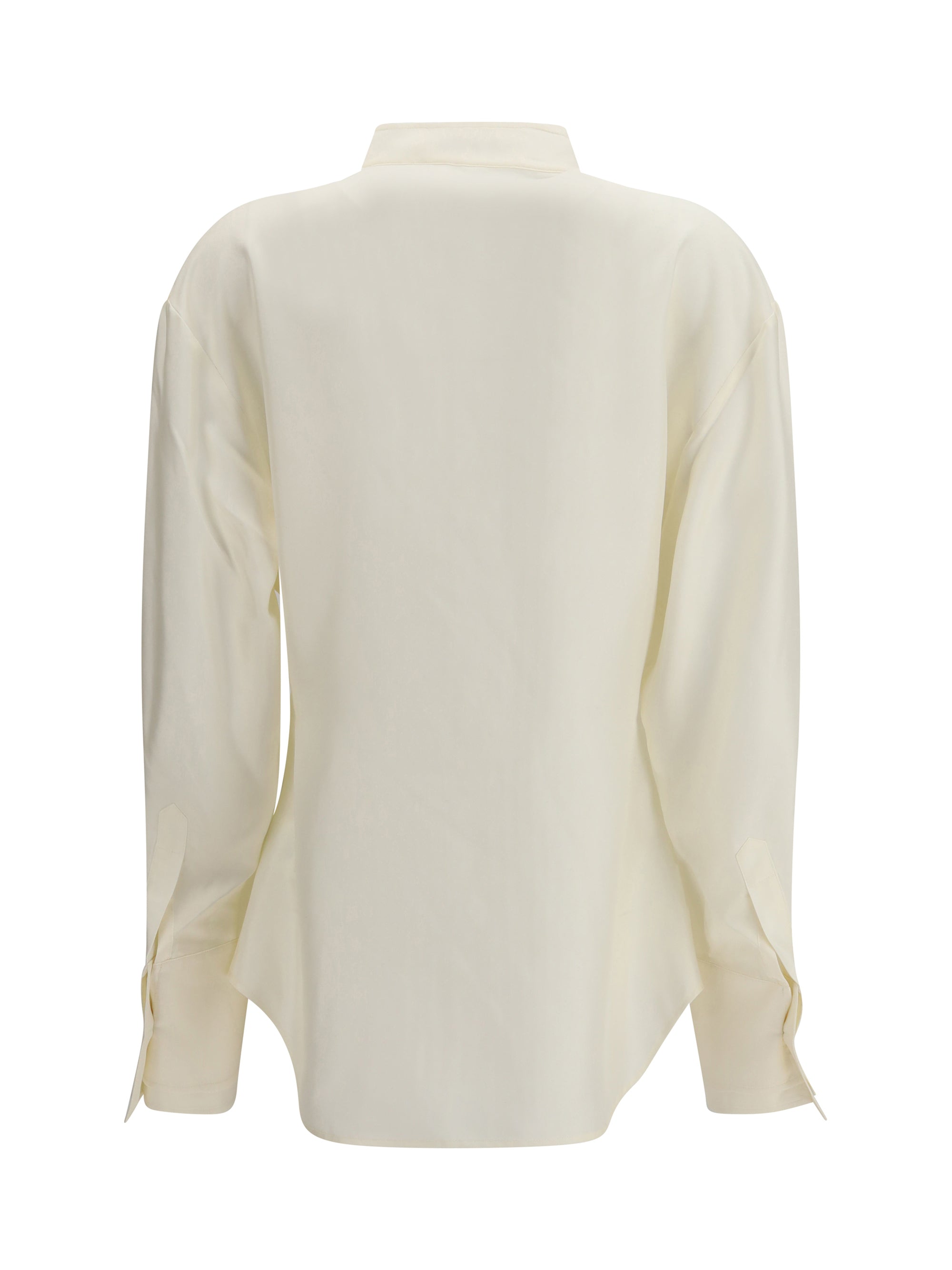 ROHE 36 shaped silk tuxedo shirt