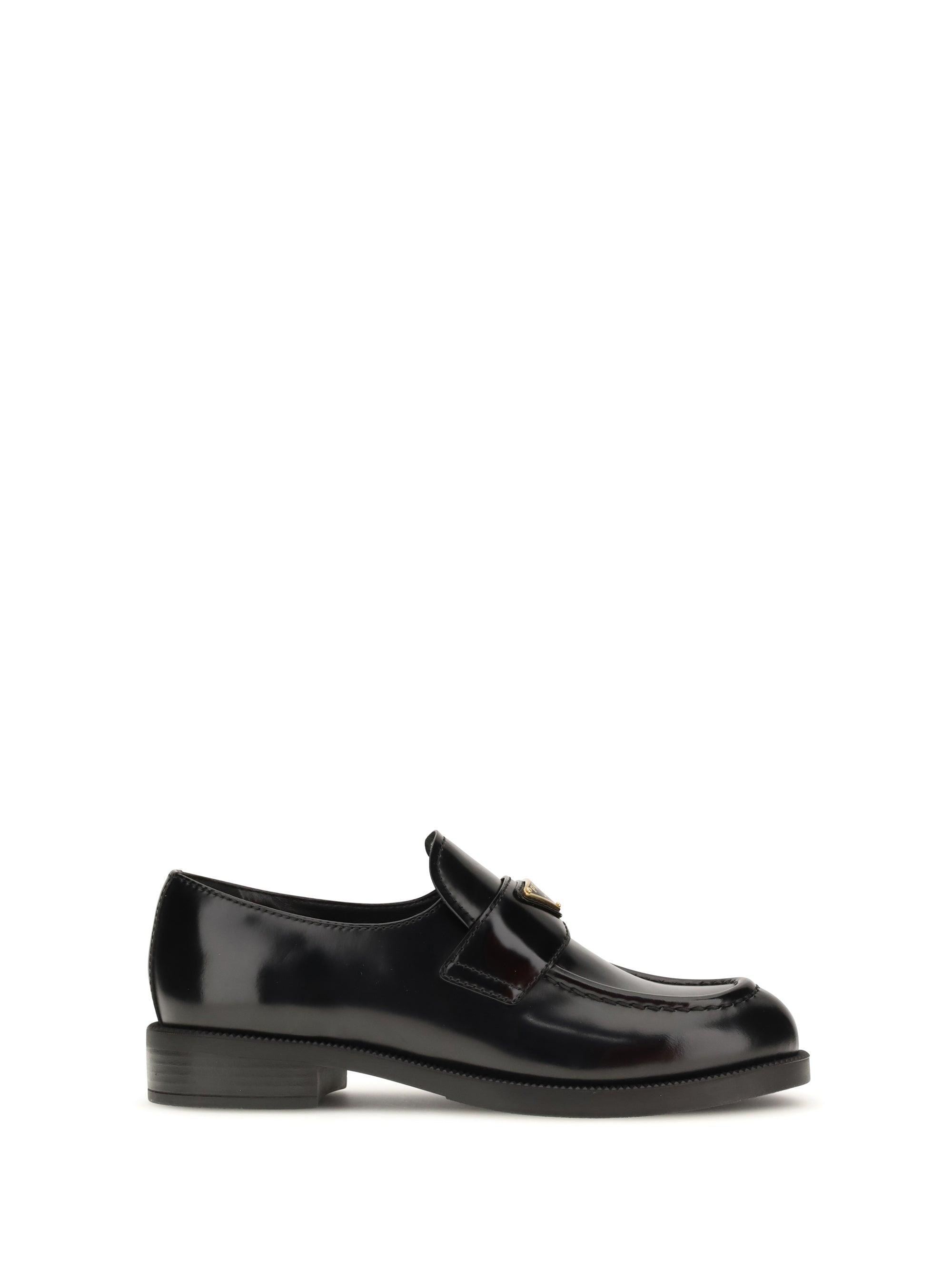 PRADA 37.5 leather loafers
