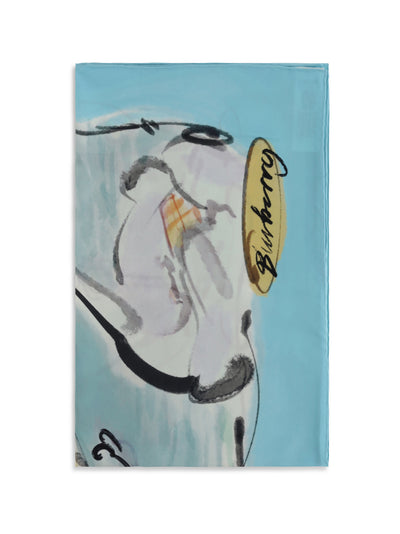 swan lake silk scarf