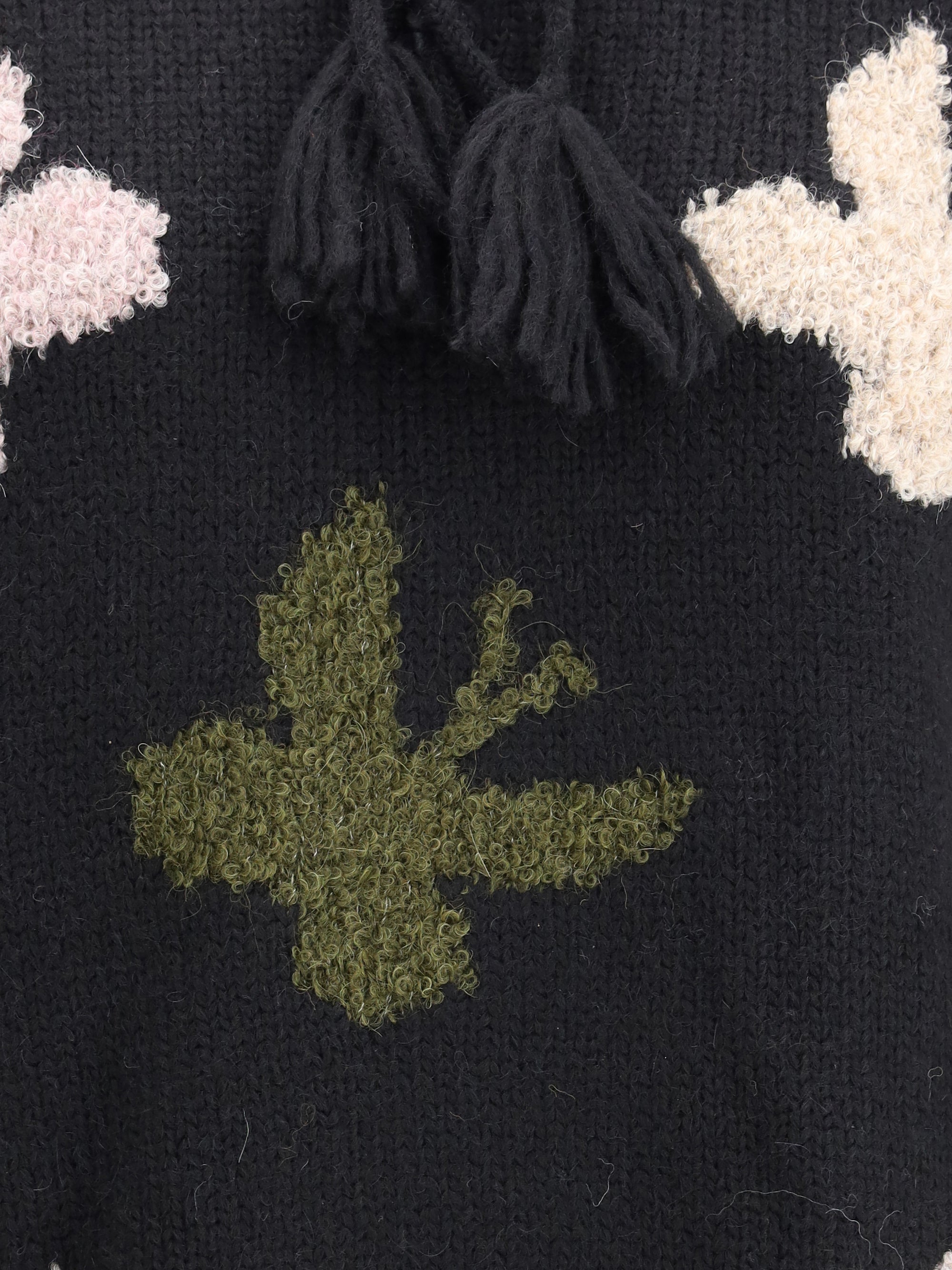 BAZISZT M bowrain sweater