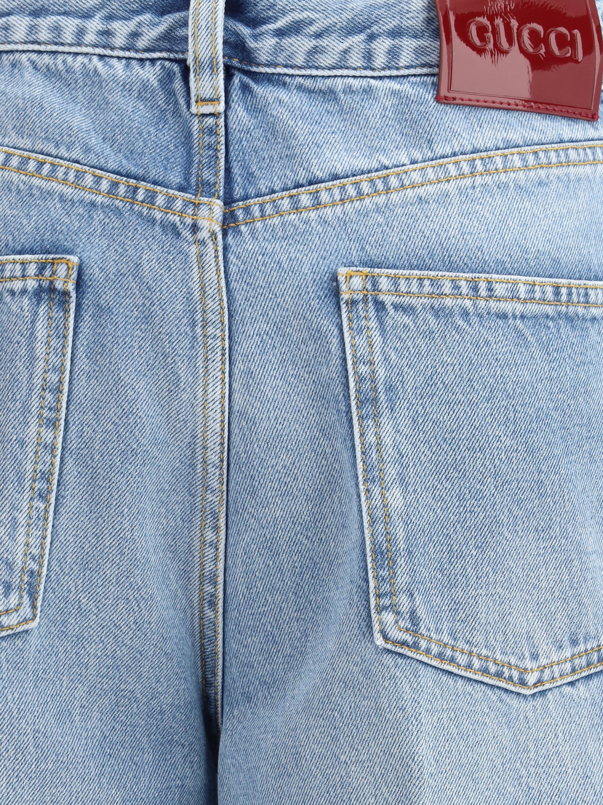 GUCCI 26 wide leg jeans