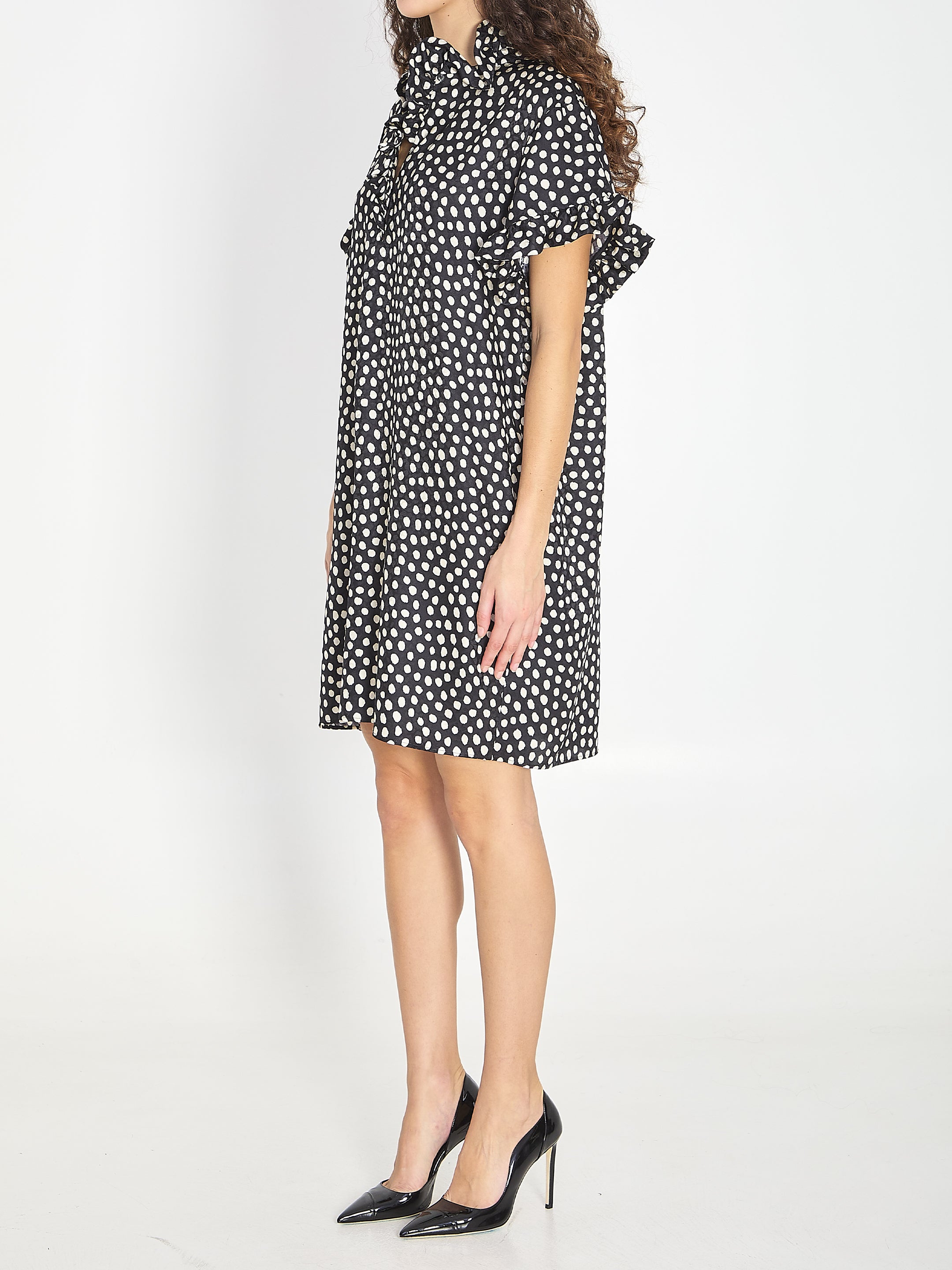 CHLOE 38 short-sleeve mini dress