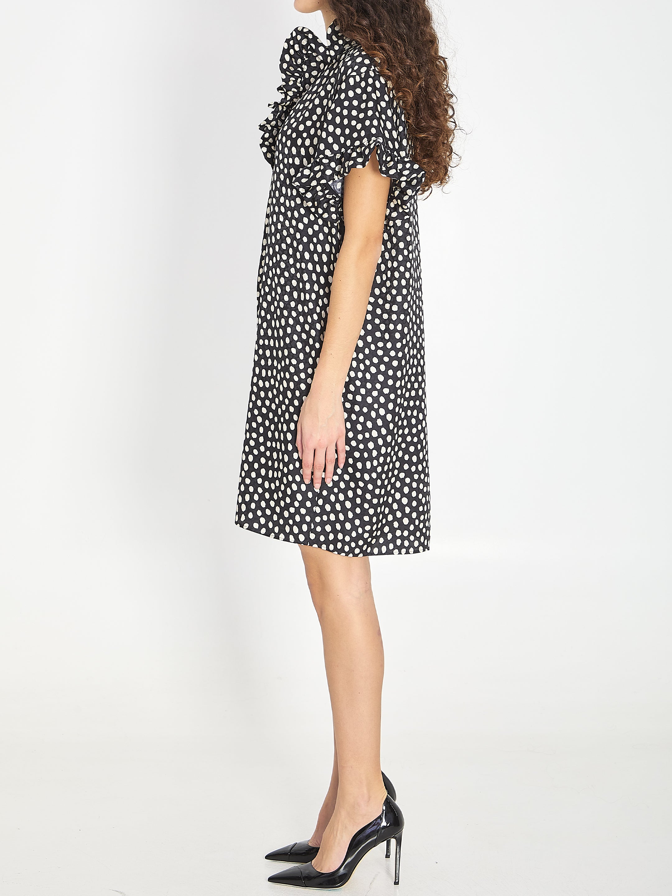 CHLOE 38 short-sleeve mini dress