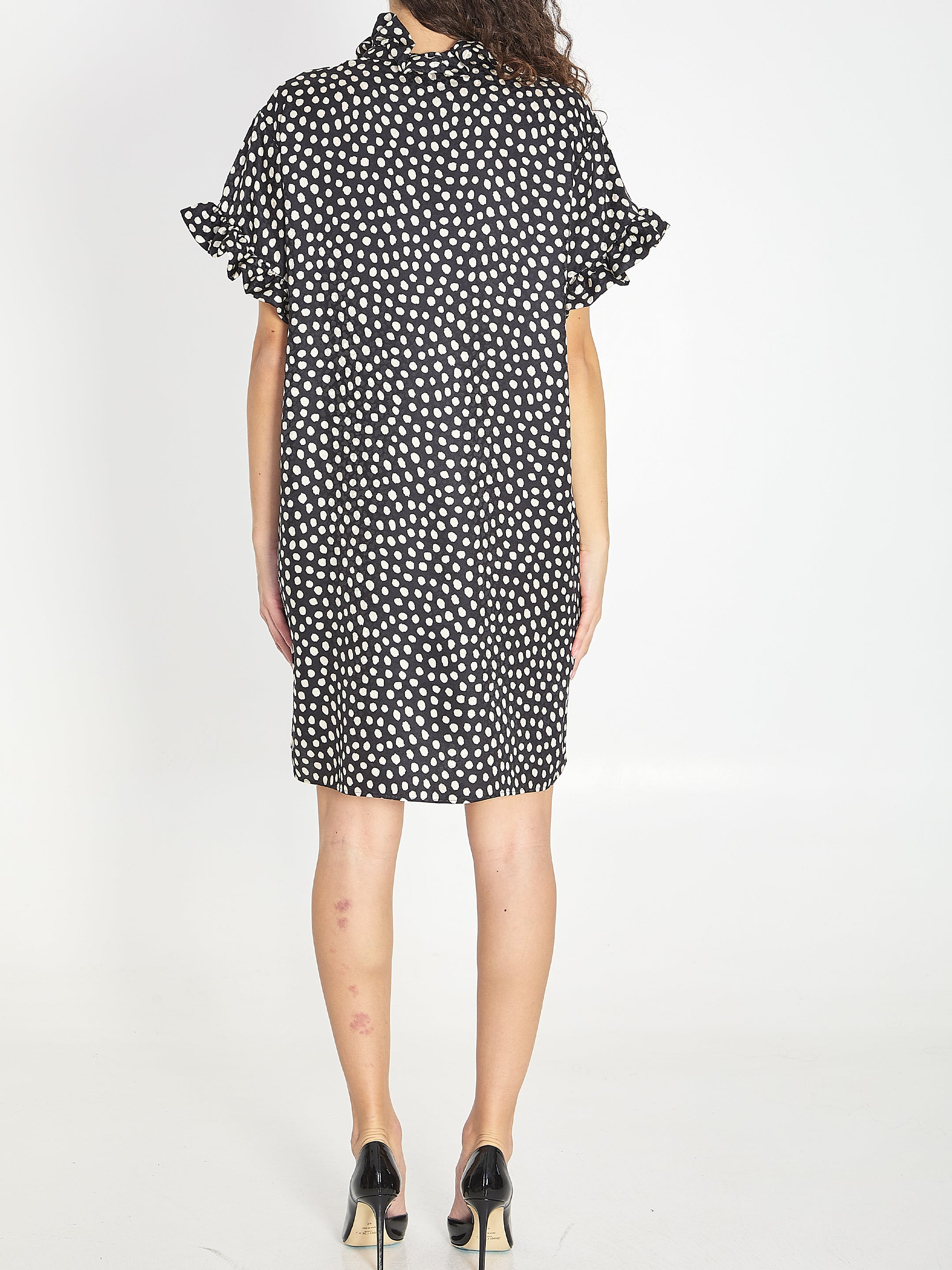 CHLOE 38 short-sleeve mini dress