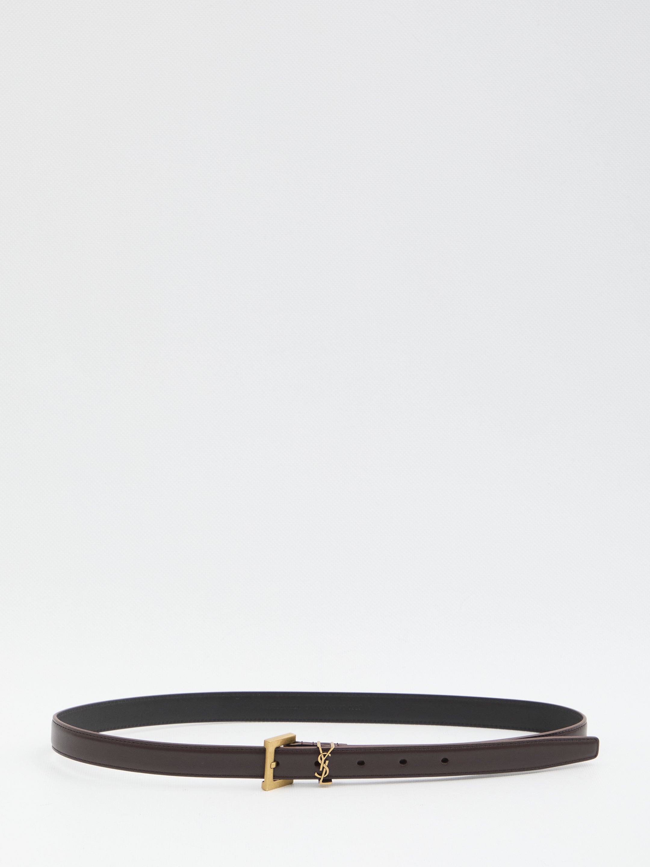 SAINT LAURENT 75 cassandre thin belt