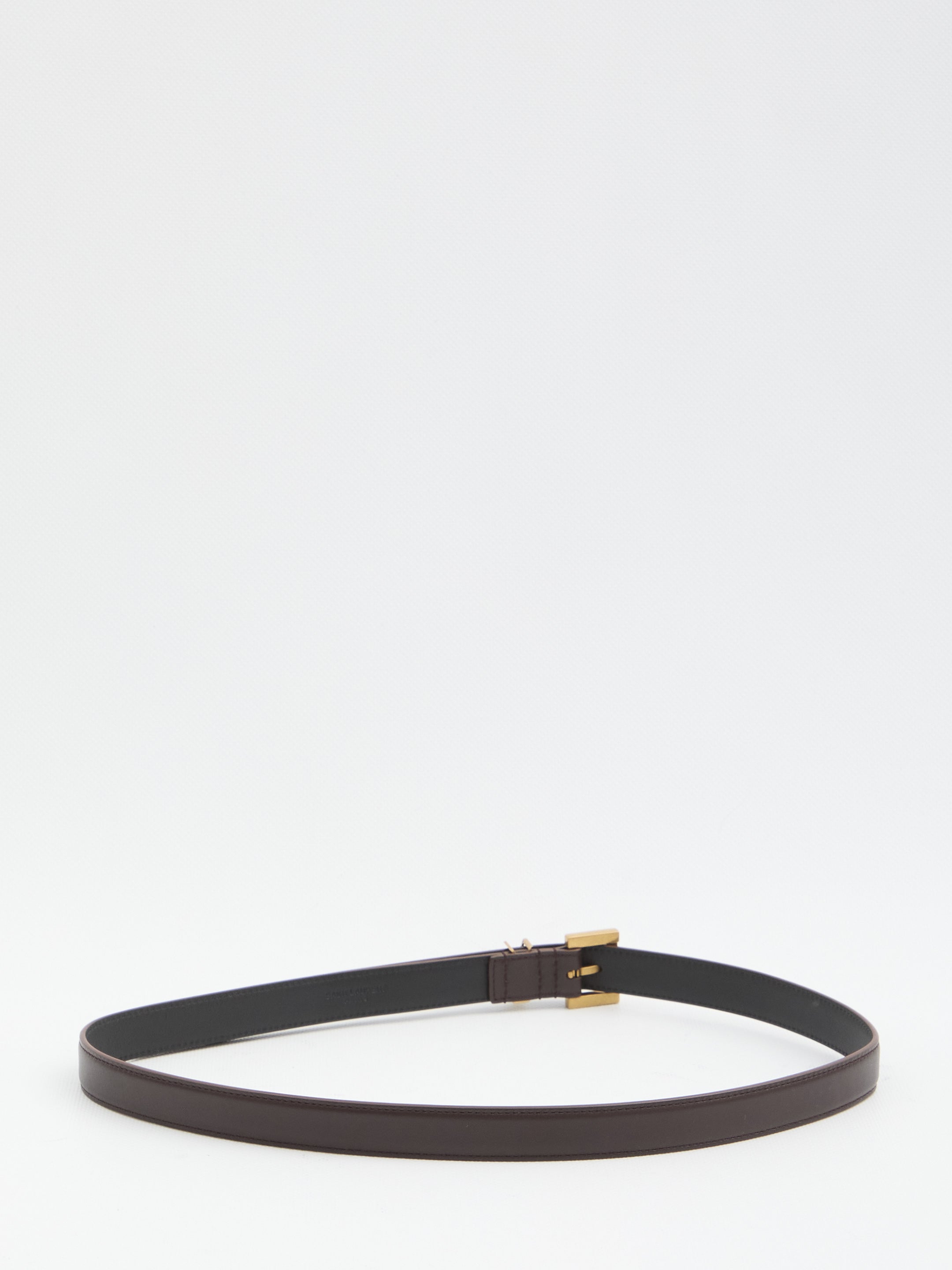 SAINT LAURENT 75 cassandre thin belt