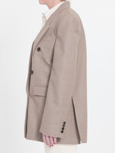 SAINT LAURENT 38 wool double-breasted jacket