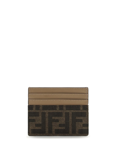 card holder with ff jacquard fabric
