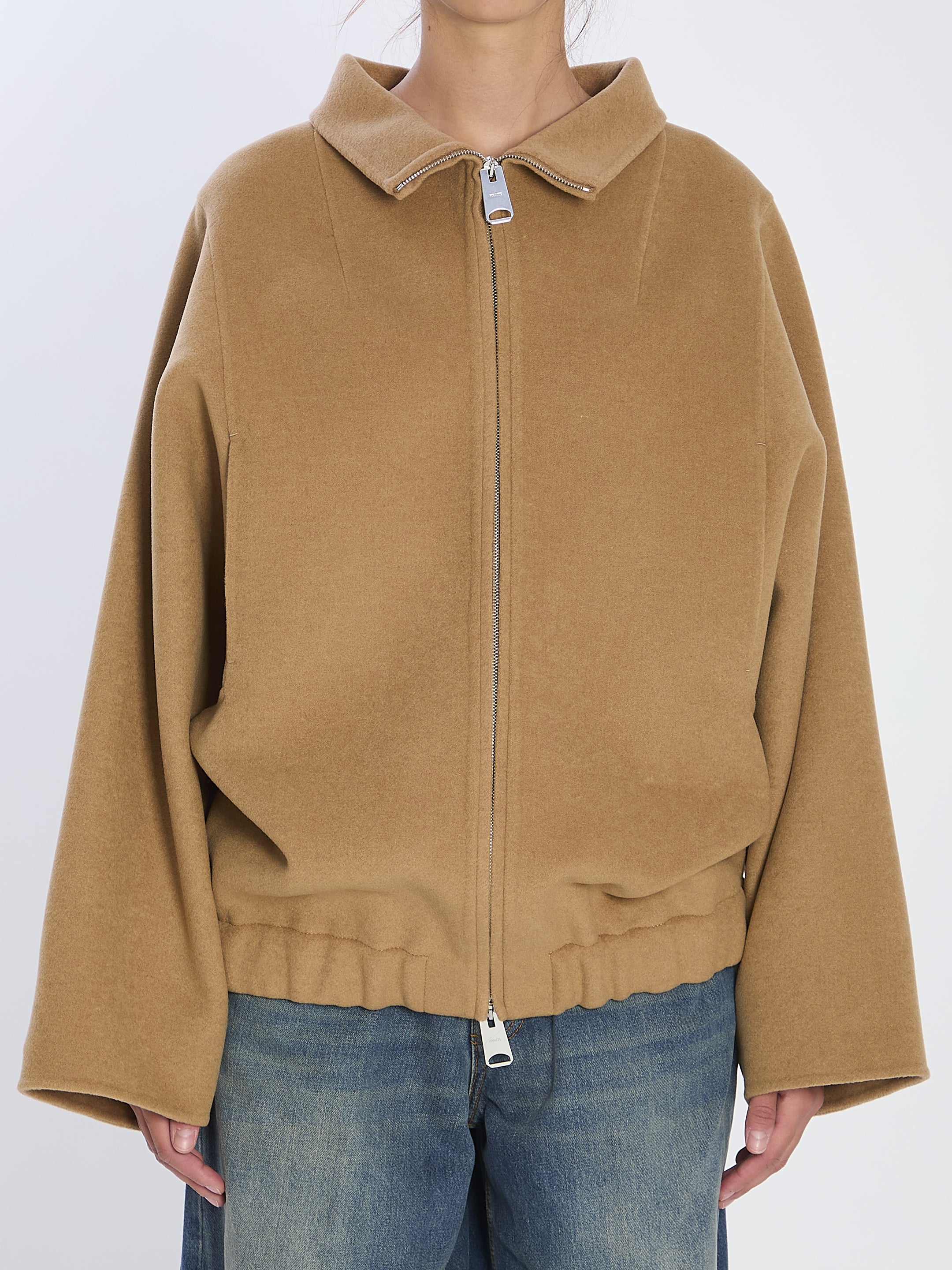 KHAITE S garret jacket in camel