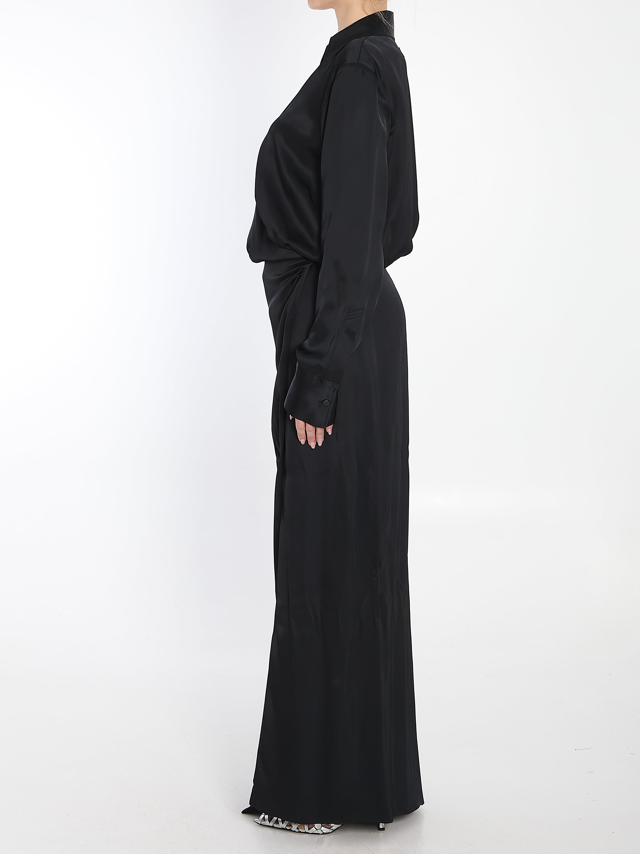 THE ATTICO 42 long shirt dress