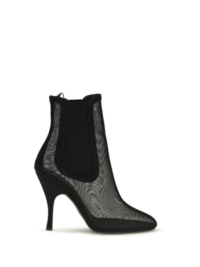 mesh chelsea ankle boots