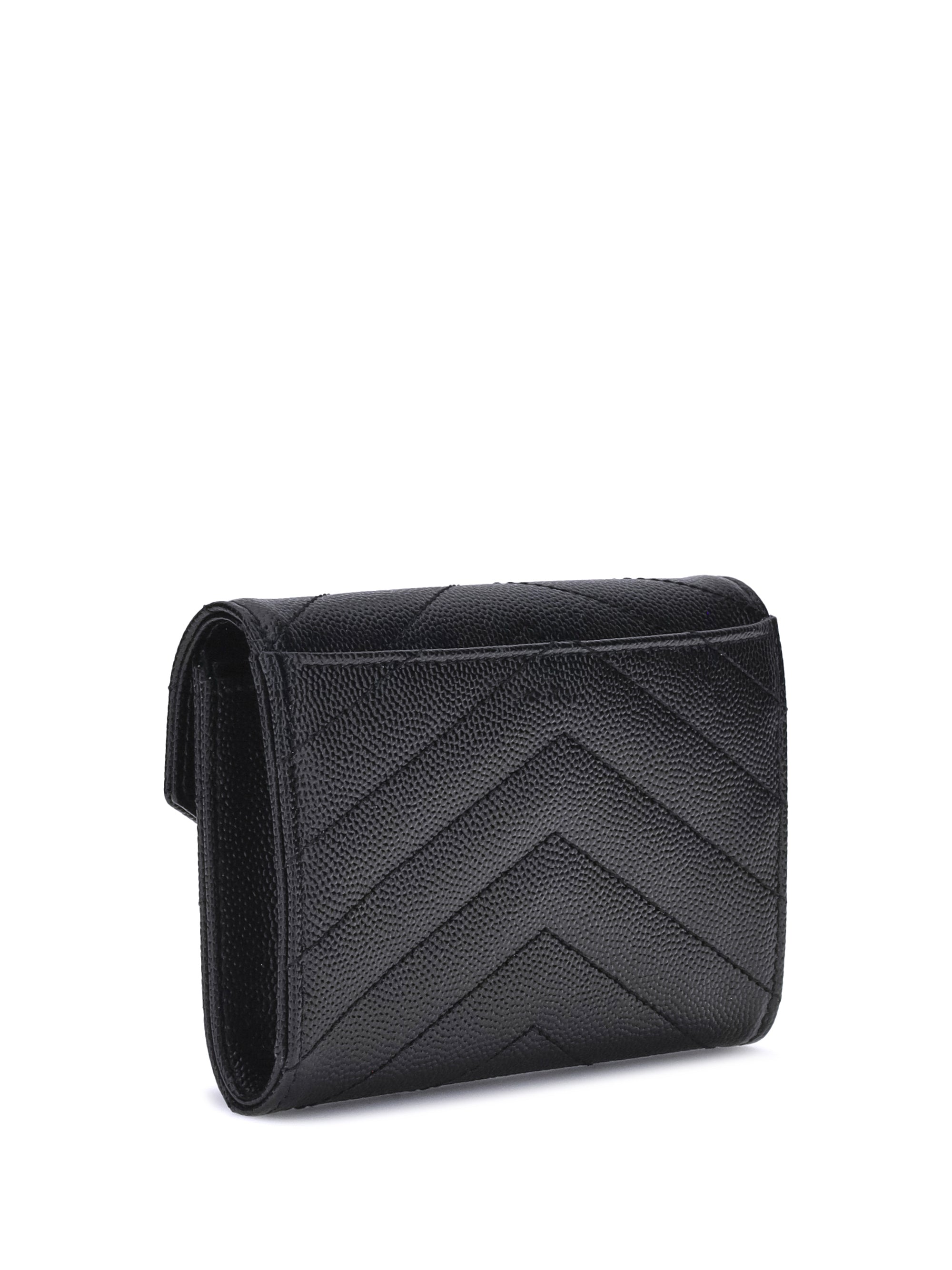 SAINT LAURENT OS leather wallet