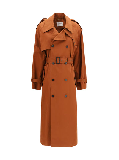 belted double-breasted coat