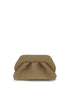 THEMOIRÈ OS bios suede clutch bag