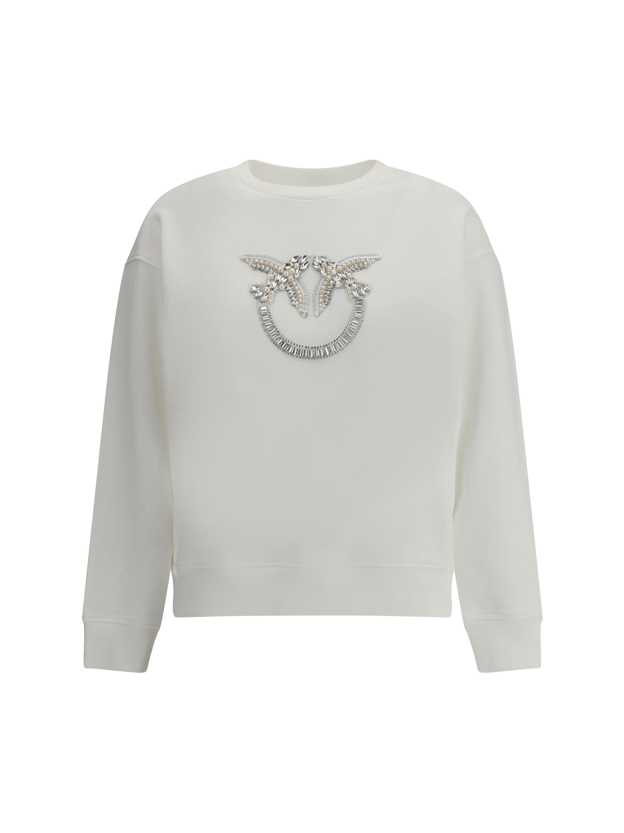 PINKO L embroidered logo sweatshirt