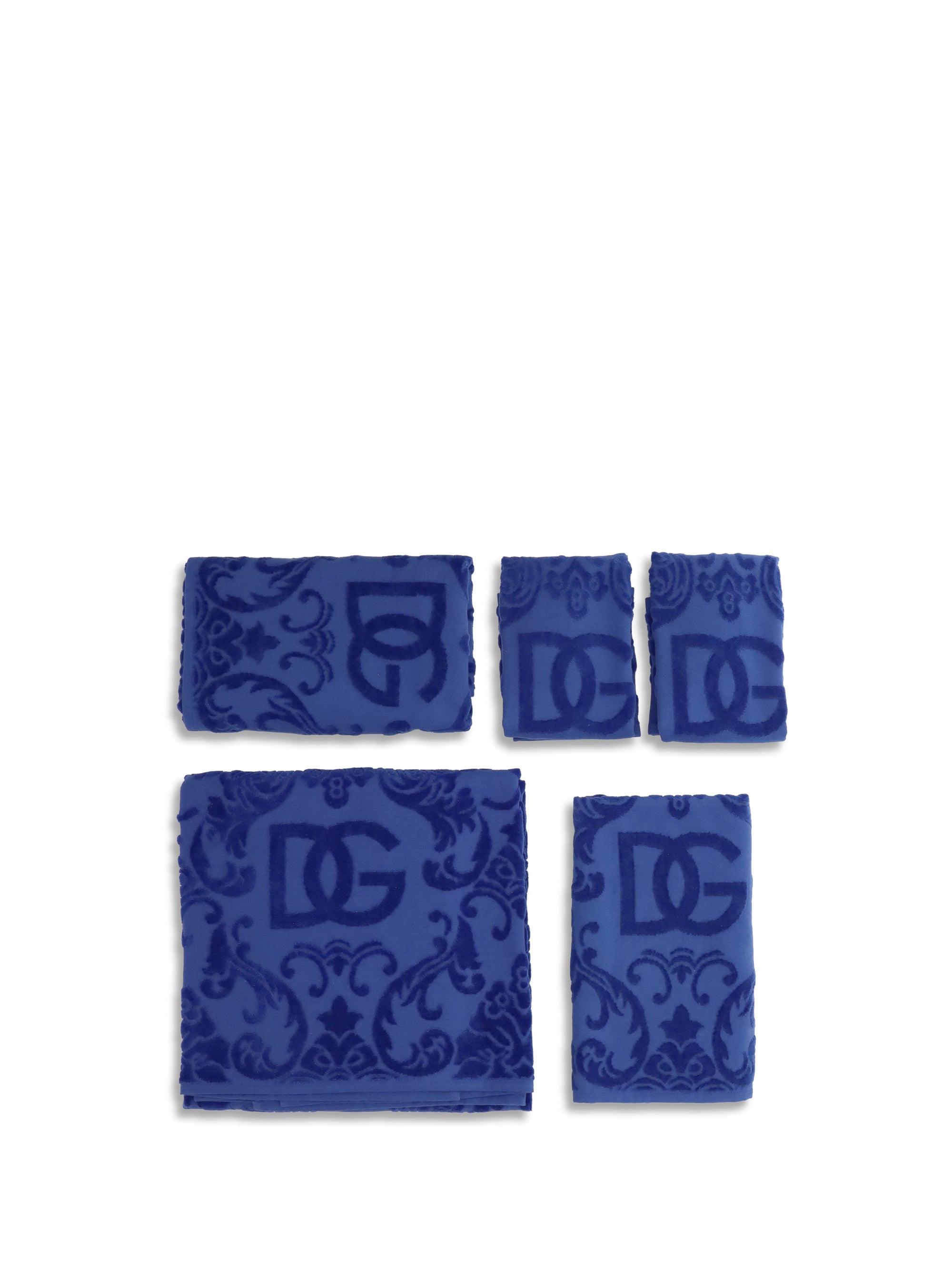 DOLCE & GABBANA OS 5-piece cotton terry towel set
