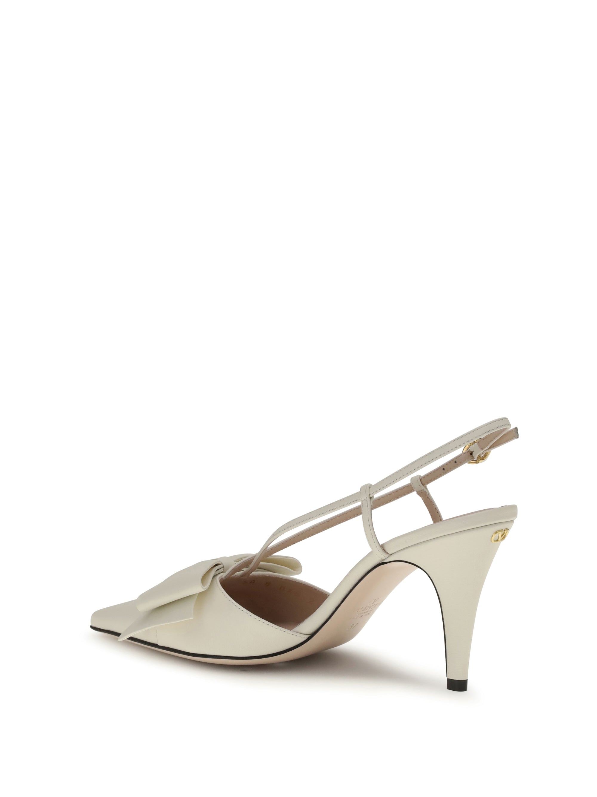 VALENTINO GARAVANI 36 bowow slingback leather pump