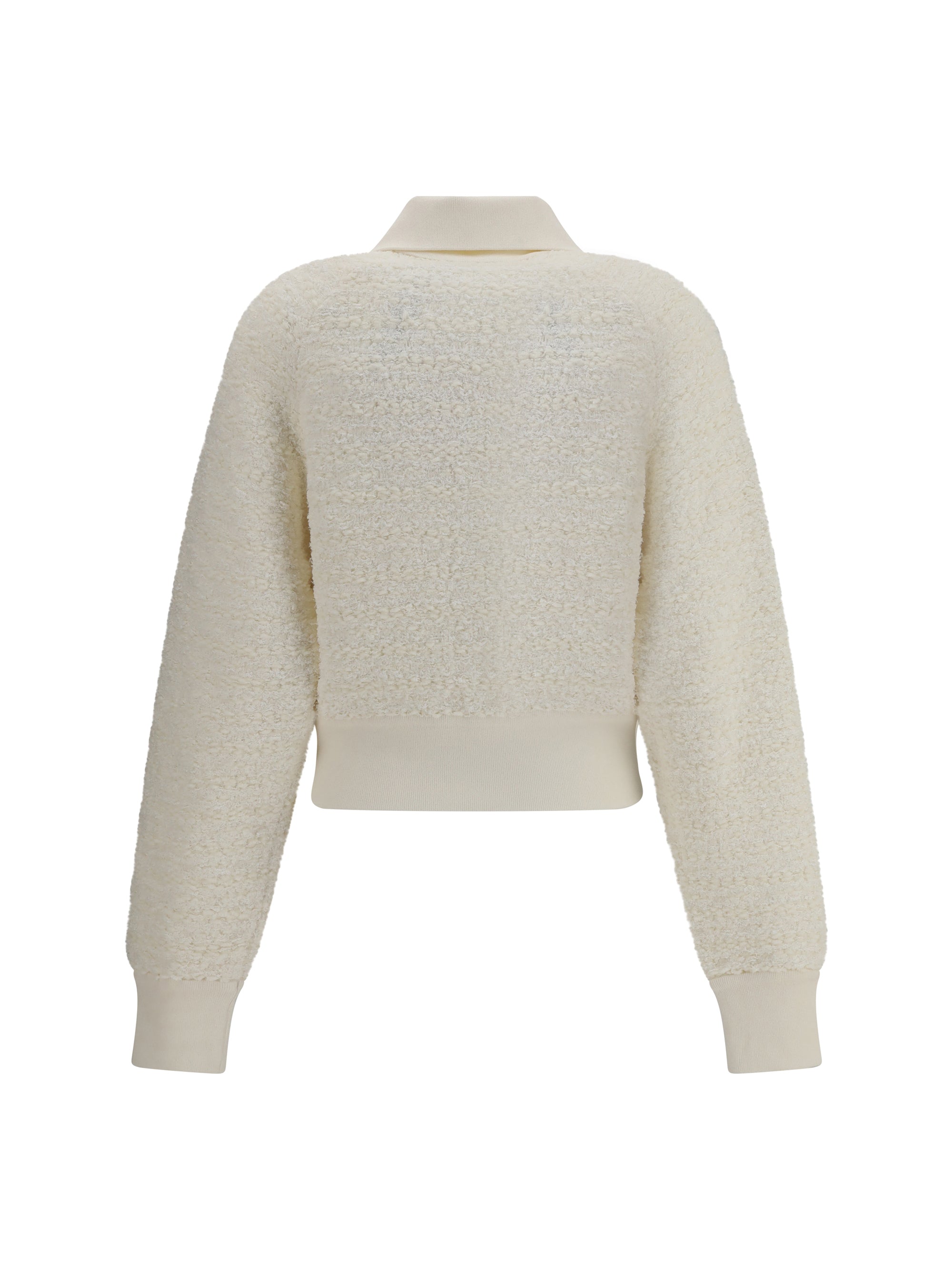 BALMAIN 36 tweed bomber jacket